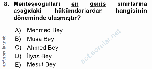 Soru 8