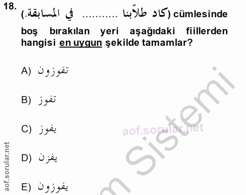 Soru 18