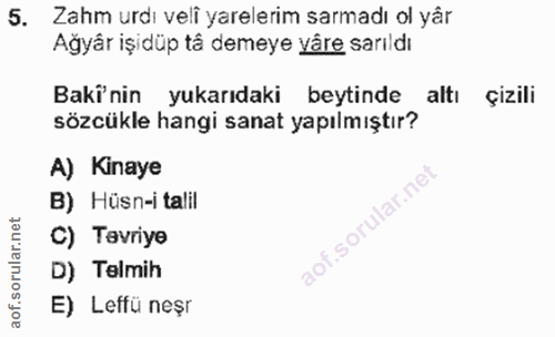 Soru 5