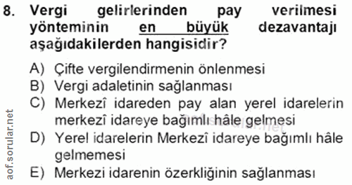 Soru 8