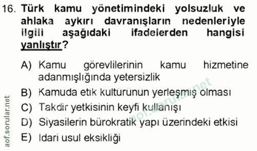 Soru 16