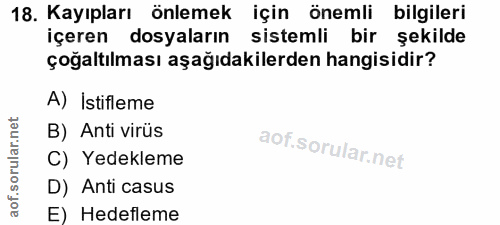 Soru 18