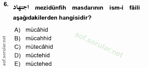 Soru 6