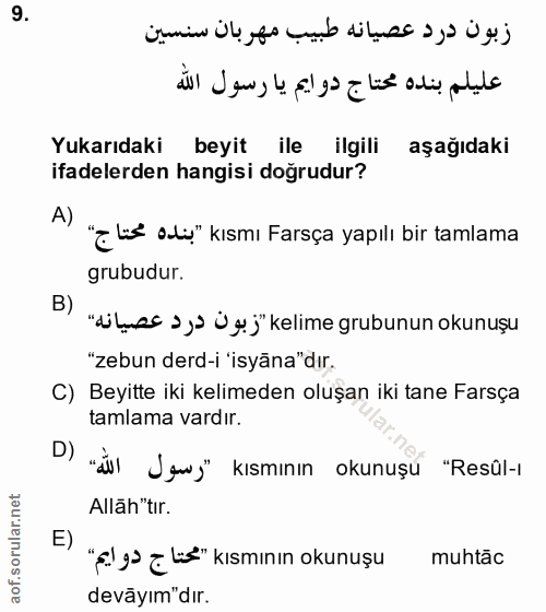 Soru 9