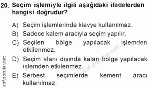 Soru 20