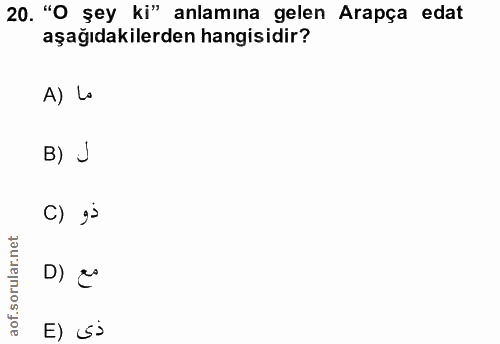 Soru 20