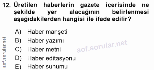 Soru 12