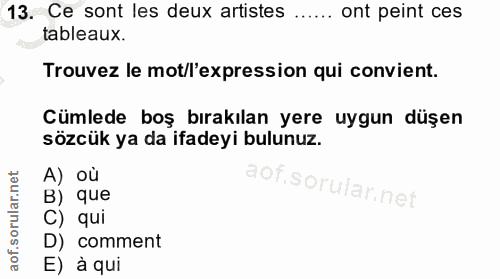 Soru 13