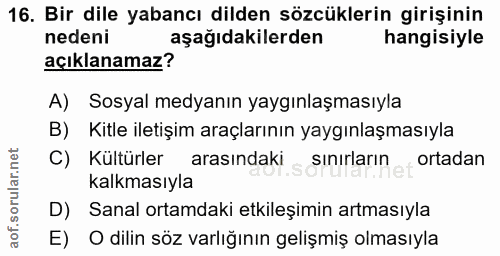 Soru 16