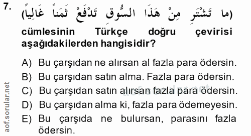 Soru 7
