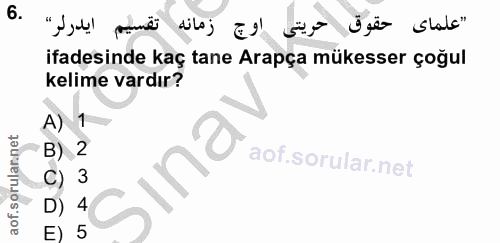 Soru 6