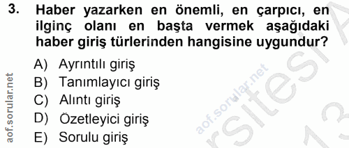 Soru 3