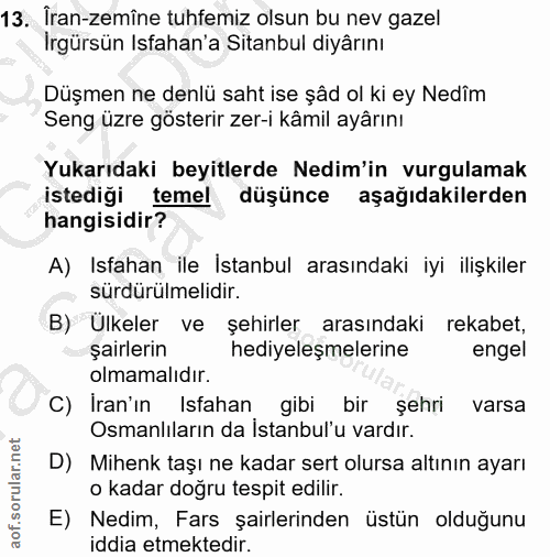 Soru 13
