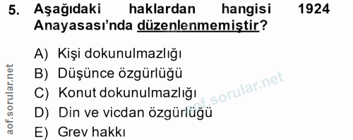 Soru 5