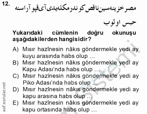Soru 12