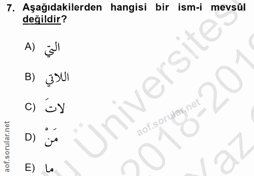 Soru 7
