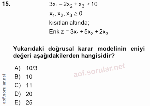 Soru 15