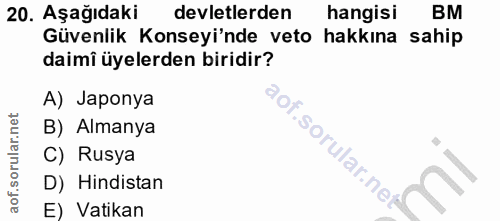 Soru 20