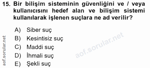 Soru 15
