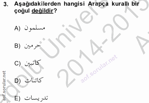 Soru 3