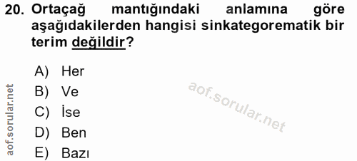 Soru 20