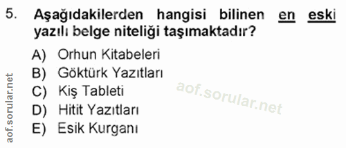 Soru 5