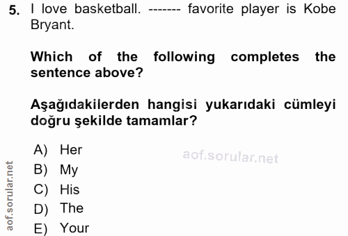 Soru 5
