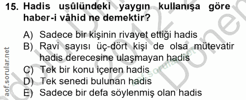 Soru 15