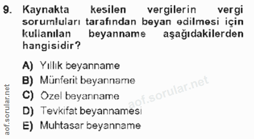Soru 9