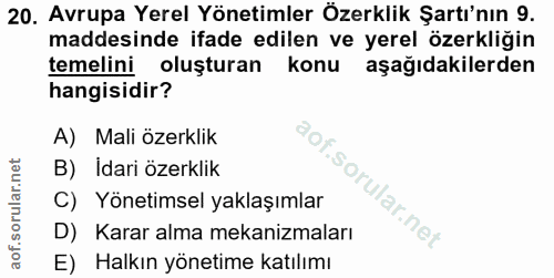 Soru 20
