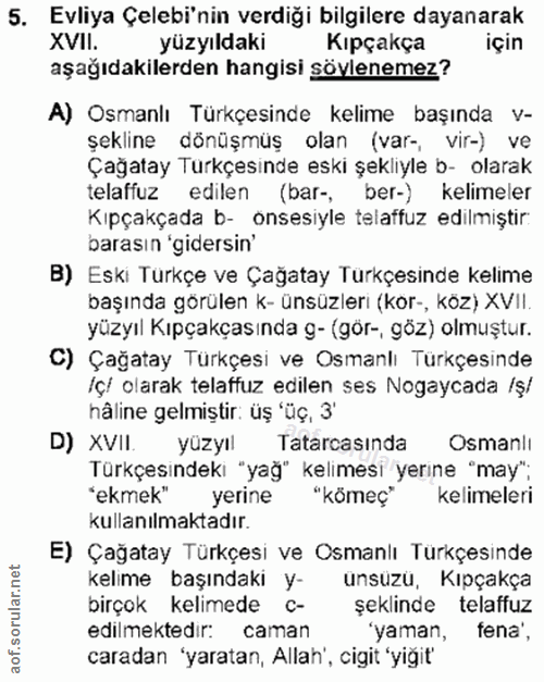 Soru 5