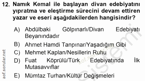 Soru 12
