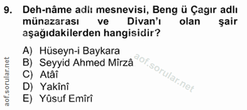 Soru 9