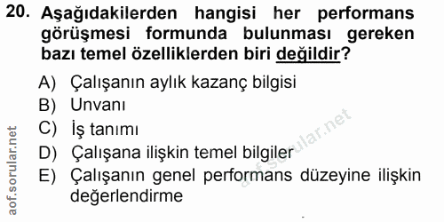 Soru 20