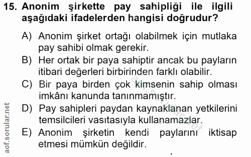 Soru 15