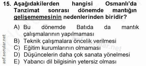 Soru 15