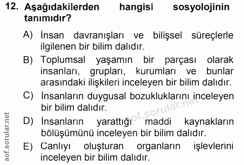 Soru 12