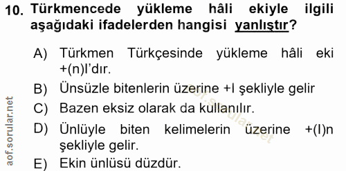 Soru 10