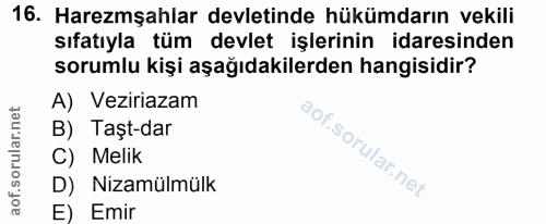 Soru 16