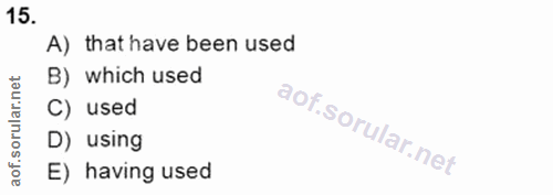 Soru 15