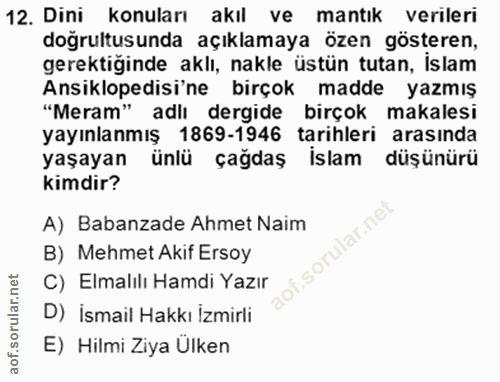 Soru 12