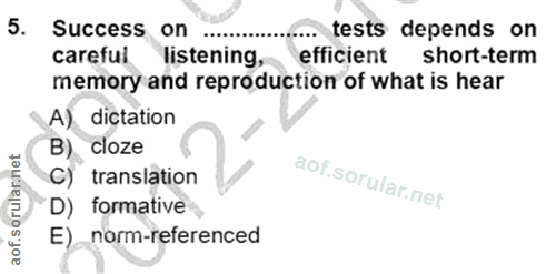 Soru 5