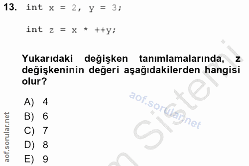 Soru 13
