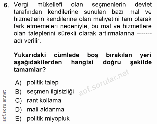 Soru 6