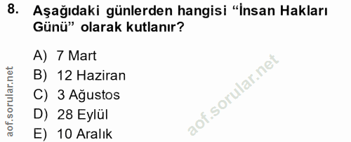 Soru 8