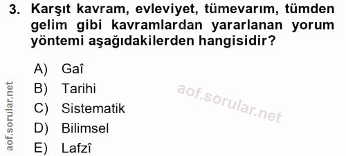 Soru 3