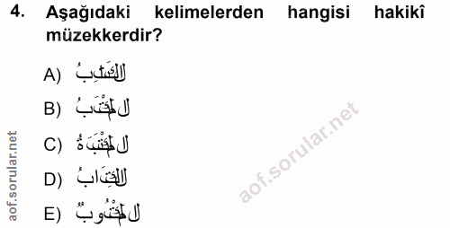 Soru 4