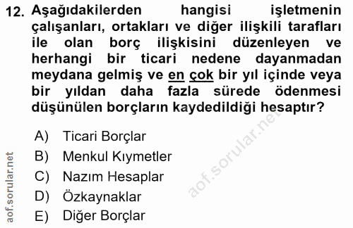 Soru 12