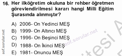 Soru 16