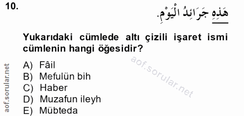 Soru 10